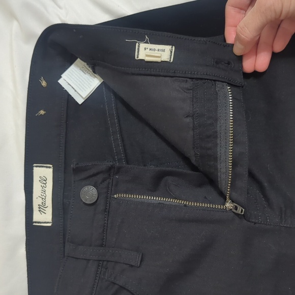 Madewell MidRise Skinny Jeans: Velvet Tuxedo Stripe, Color Esther Wash Size 27 - Picture 14 of 16